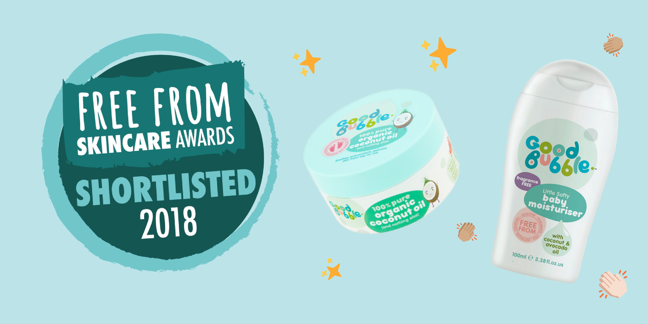 Good Bubble makes the Free From Skincare Awards Shortlist!