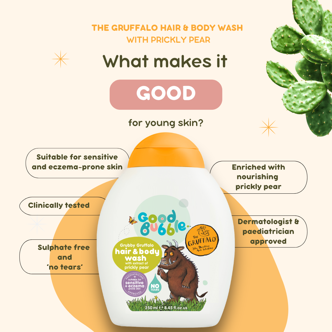 The Gruffalo Hair & Body Wash with Prickly Pear 250ml