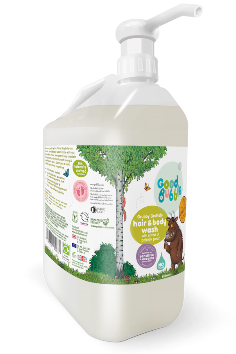 Gruffalo Hair & Body Wash with Prickly Pear Extract 5 Litre Refill
