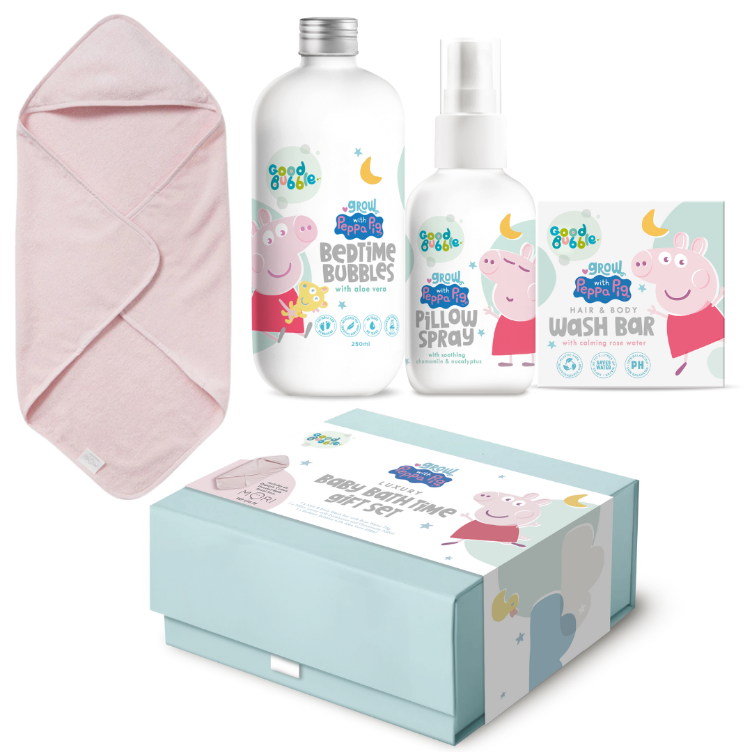 Grow with Peppa Pig Luxury Baby Bath Time Gift Set