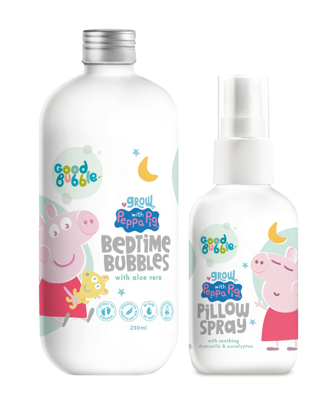 Peppa Pig Bedtime Bundle - Bubble Bath & Pillow Spray