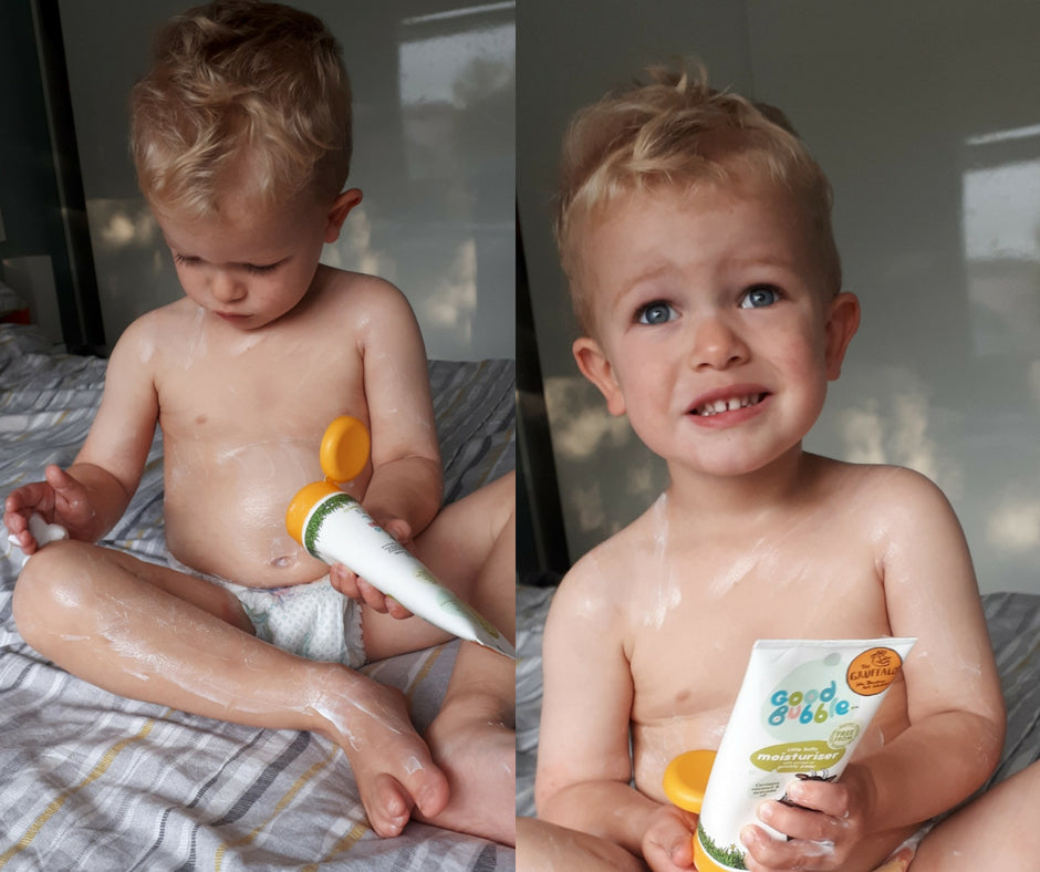 Our Little Softy Moisturiser strikes again for little Oliver’s eczema.