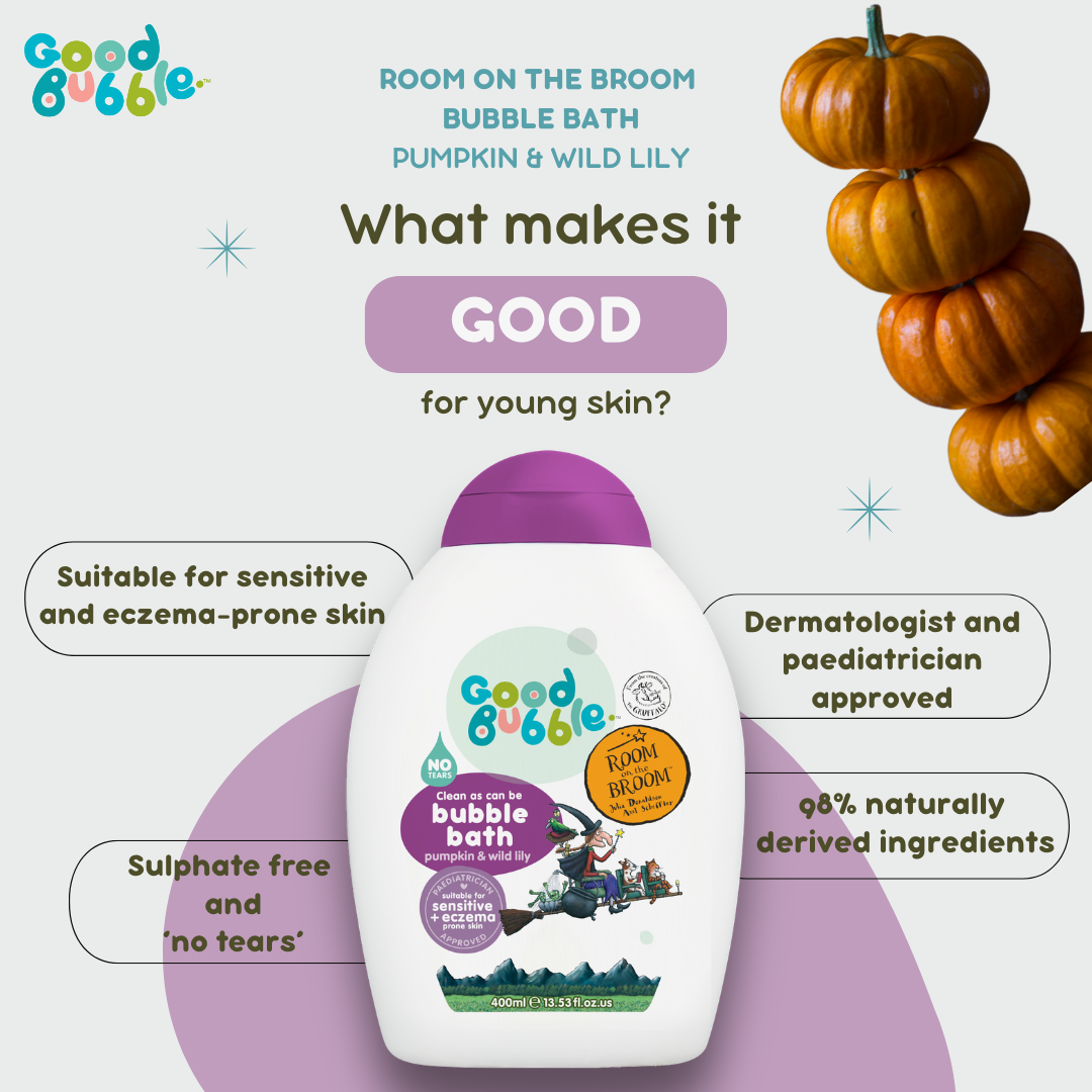 Room on the Broom Pumpkin and Wild Lily Bubble Bath 400ml