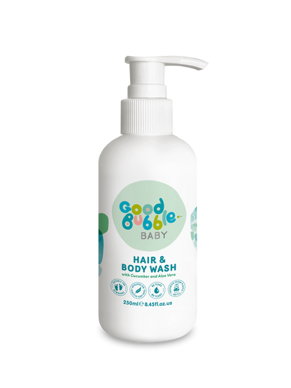 Baby Hair & Body Wash with Cucumber & Aloe Vera 250ml