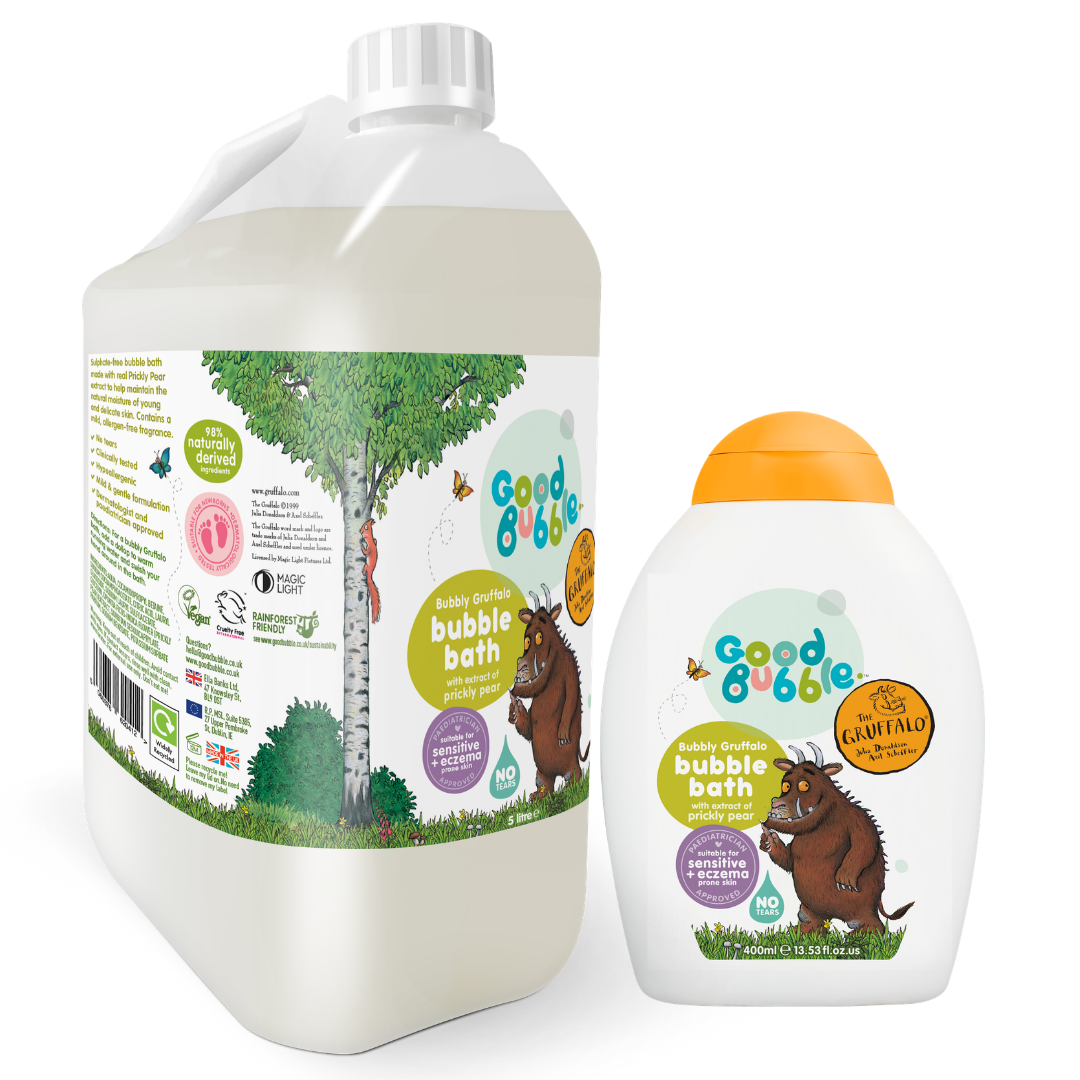 The Gruffalo Bubble Bath 400ml & 5L Eco Refill Bundle