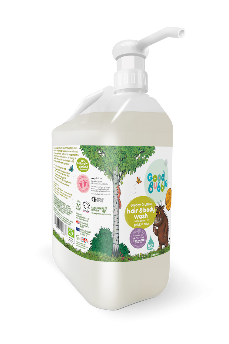 Gruffalo Hair & Body Wash with Prickly Pear Extract 5 Litre Refill