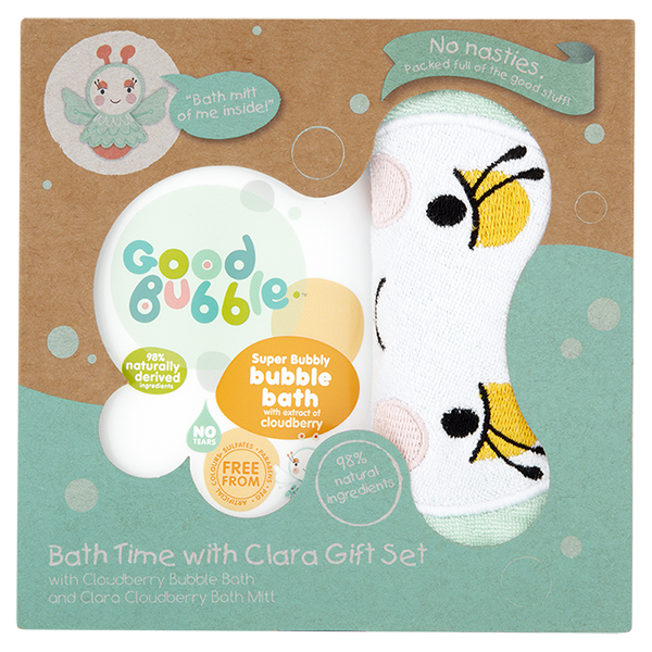 Bath Time With Clara Gift Set With Wash Mitt